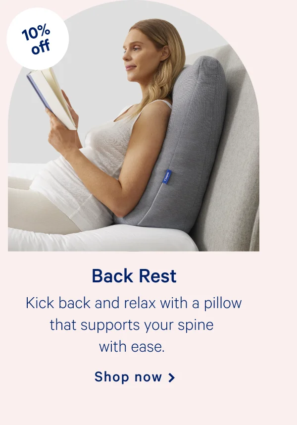 Back Rest >> Kick back and relax with a pillow that supports your spine with ease. >> Shop now >>