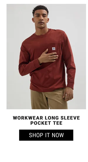 Workwear Long Sleeve Pocket Tee