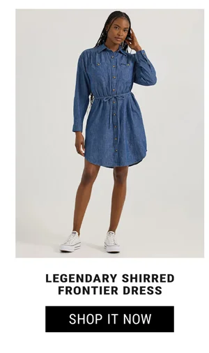 Legendary Shirred Frontier Dress