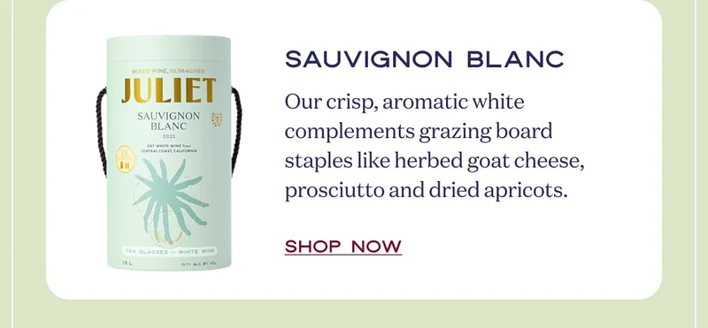 Sauvignon Blanc | Our versatile, dry white complements mild fare, like roast turkey and green bean casserole. | Shop now