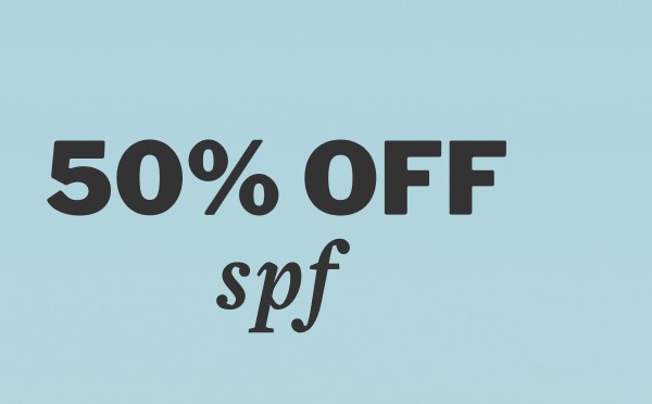 50% OFF spf