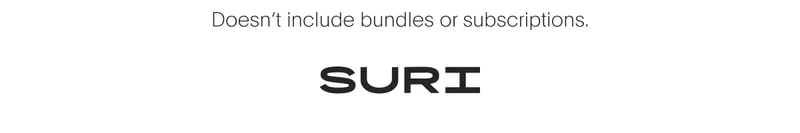 Doesn't include bundles or subscriptions