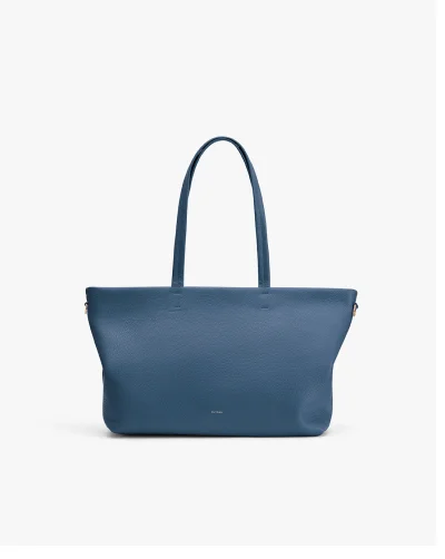 Small Easy Zipper Tote Indigo
