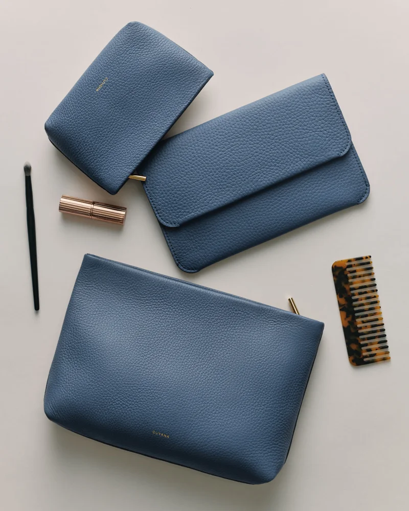 Indigo Small Zipper Pouch