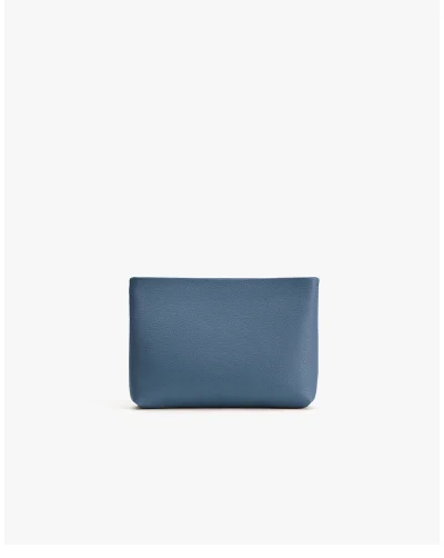 Small Zipper Pouch Indigo