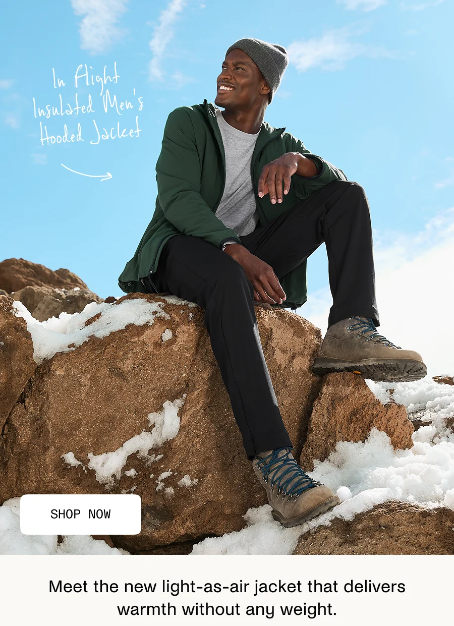 In Flight Insulated Men's Hooded Jacket