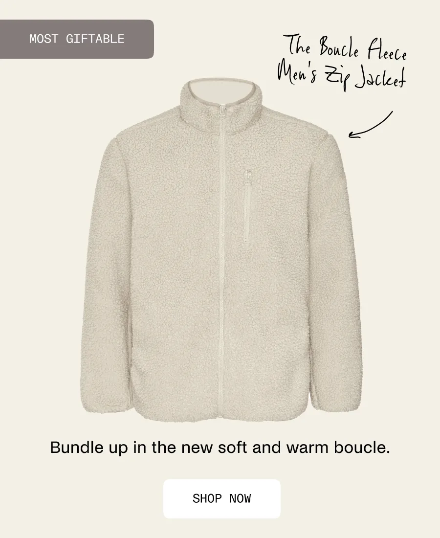 Boucle Fleece Men's Zip Jacket