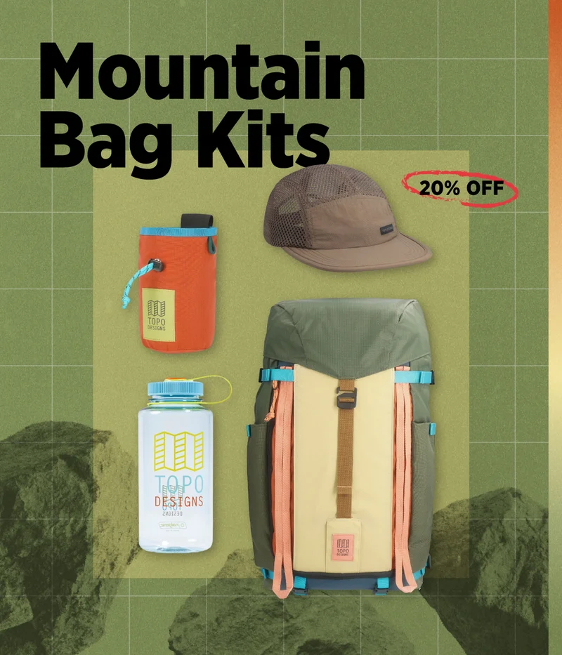 20% Off Mountain Pack Kits