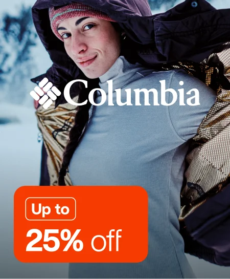 Up to 25% on Columbia