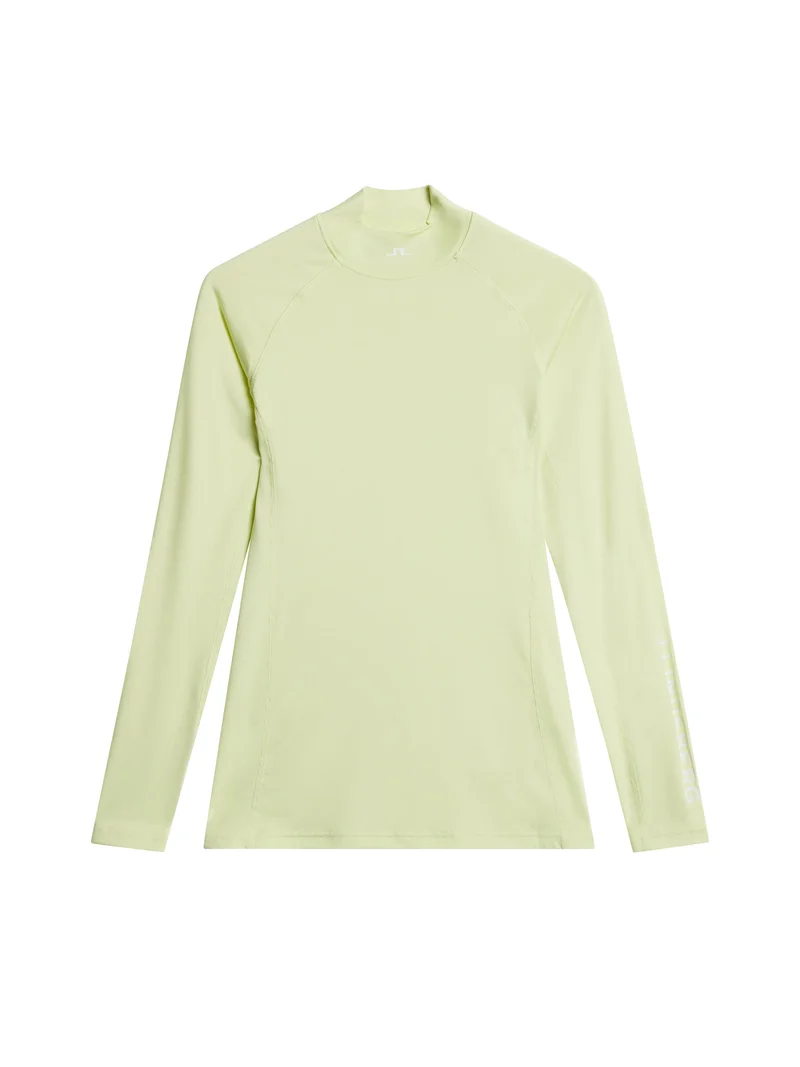 Image of Asa Soft Compression Top / Pale Lime Yellow