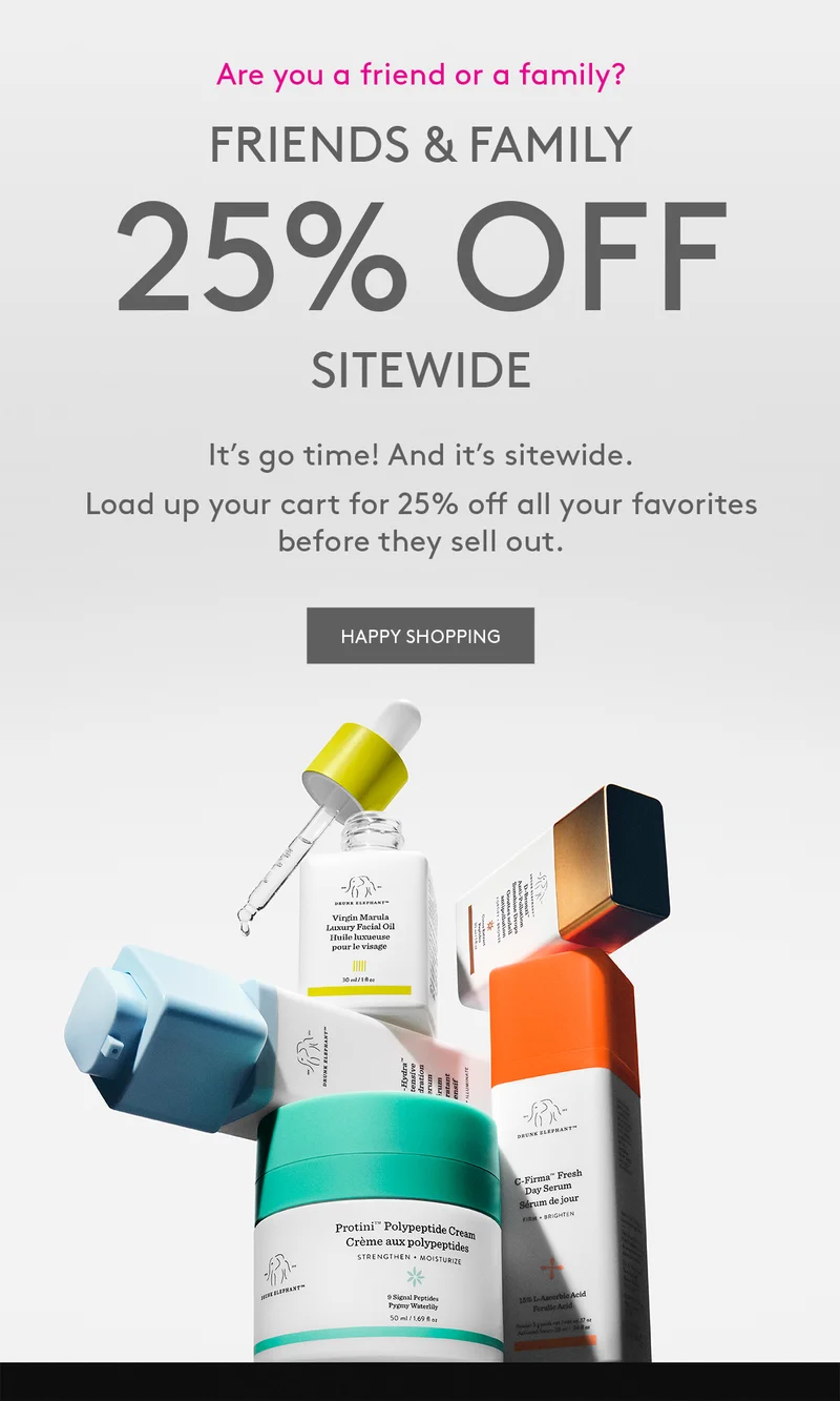 25% Off Sitewide Starts Now