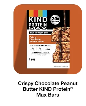 Crispy Chocolate Peanut Butter KIND Protein Max Bars