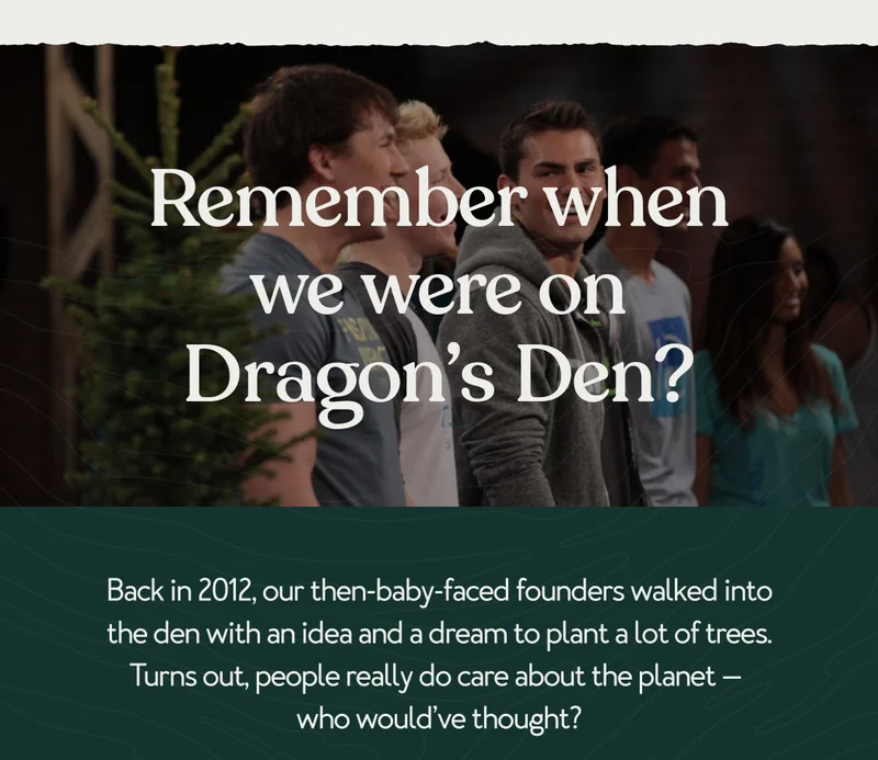 Remember when we were on Dragon's Den?