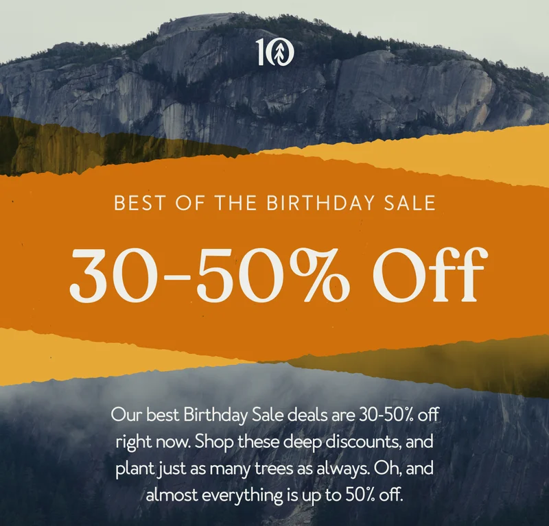 Best of the Birthday Sale - 30-50% Off