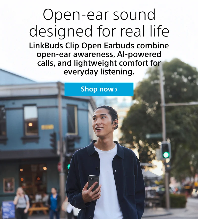 Open-ear sound designed for real life | LinkBuds Clip | Shop now