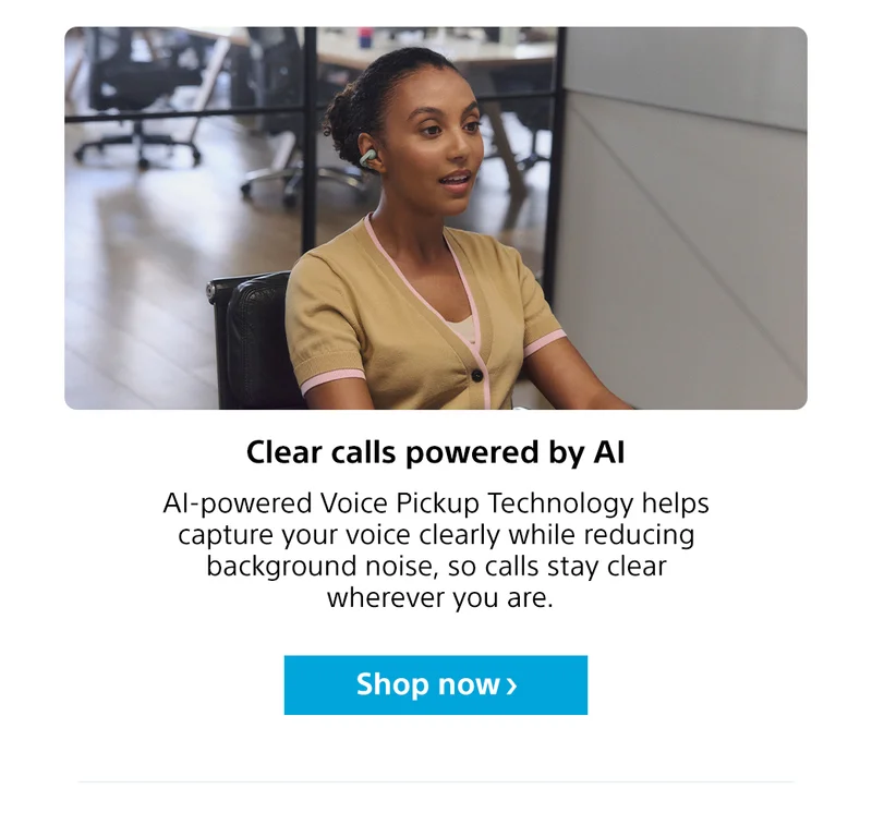 Clear calls powered by AI | Shop now