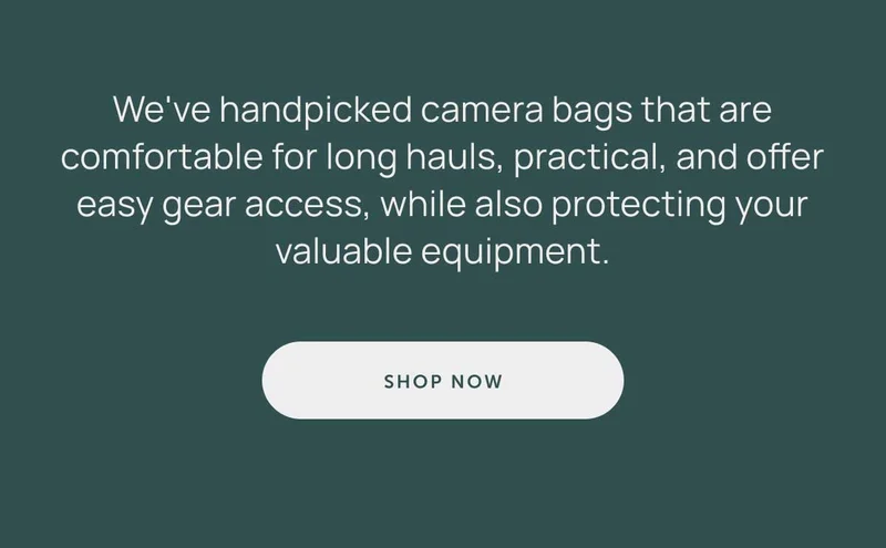 We've handpicked camera bags that are comfortable for long hauls, practical, and offer easy gear access, while also protecting your valuable equipment.