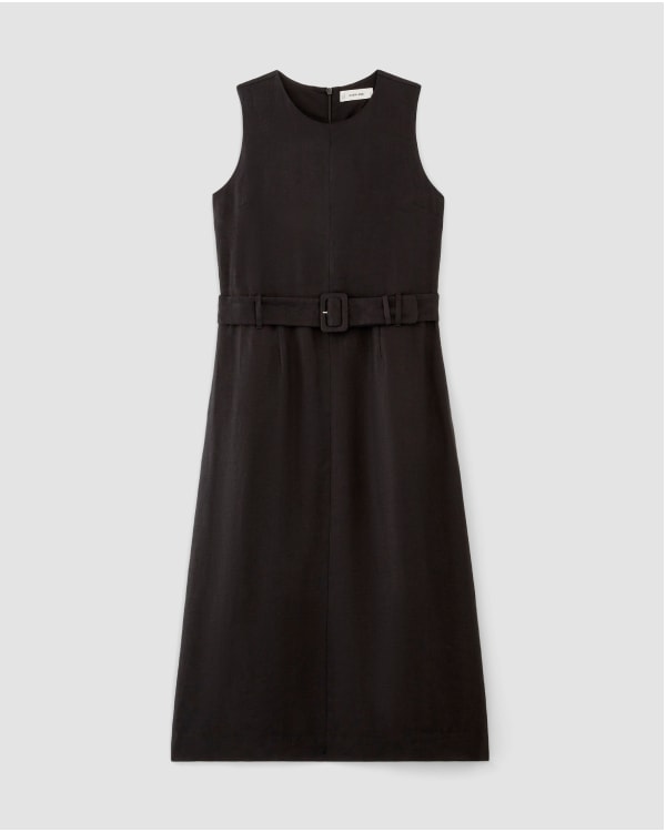 [IMAGE]The Linen Belted Midi Dress