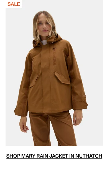 Shop Mary Rain Jacket in Nuthatch
