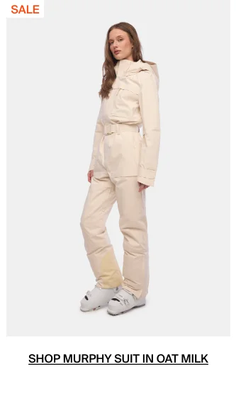 Shop Murphy Ski Suit in Oat Milk