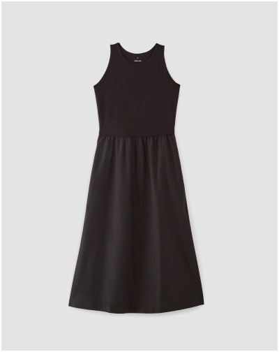 [image]The Supima®  High Neck Riviera Dress