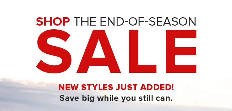 SHOP THE END-OF-SEASON SALE