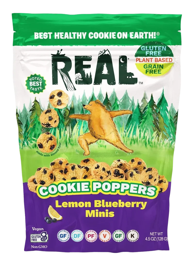 Image of Real Cookies Lemon Blueberry Minis Cookie Poppers