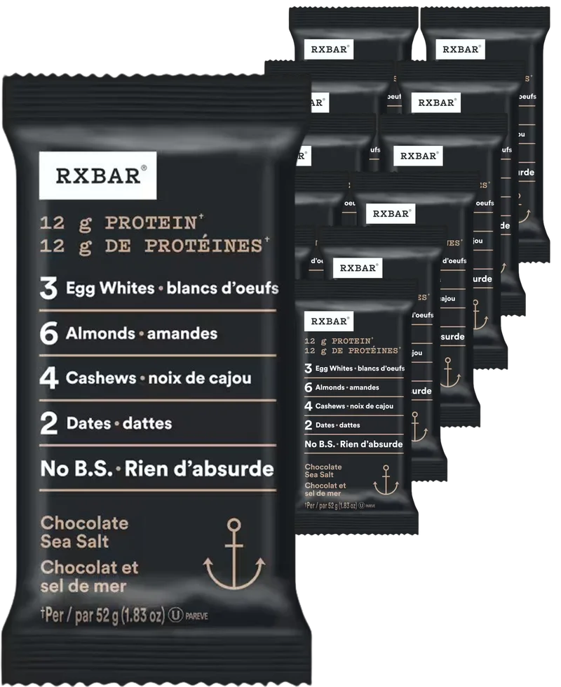 Image of RXBAR Chocolate Sea Salt Protein Bar (12 Pack)