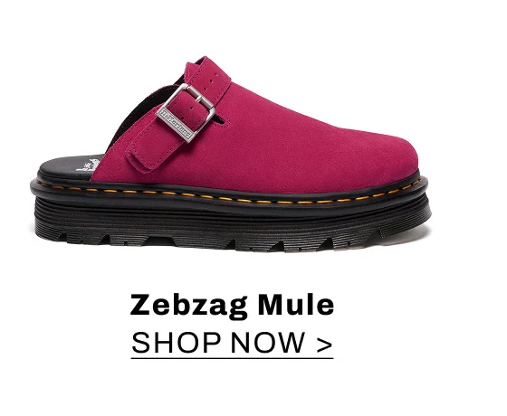 Zebzag Suede Slingback Platform Mules