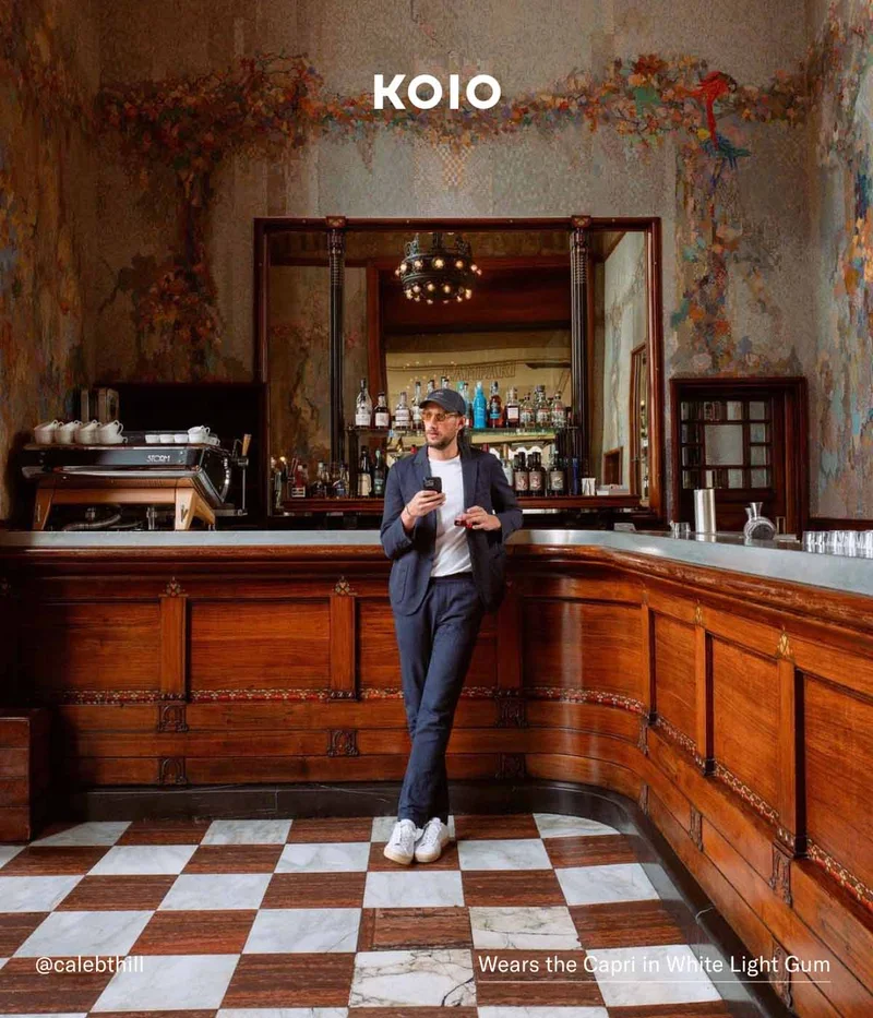 KOIO–@calebthill–Wears the Capri in Triple White Light Gum