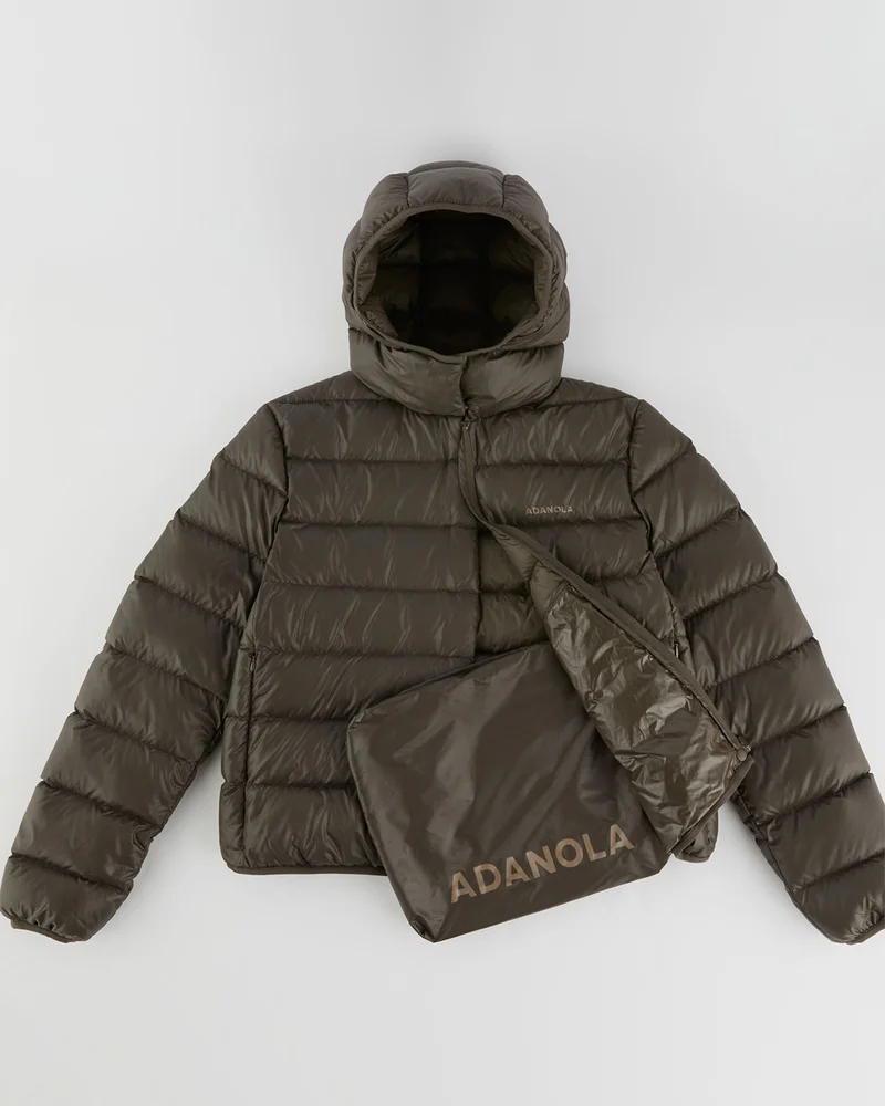 Packable Puffer Light Down Jacket - Coffee Bean