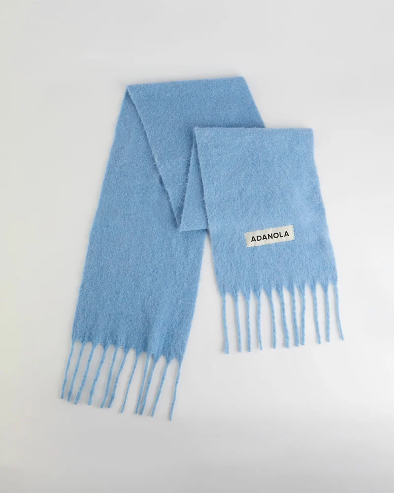 Brushed Scarf - Ice Blue