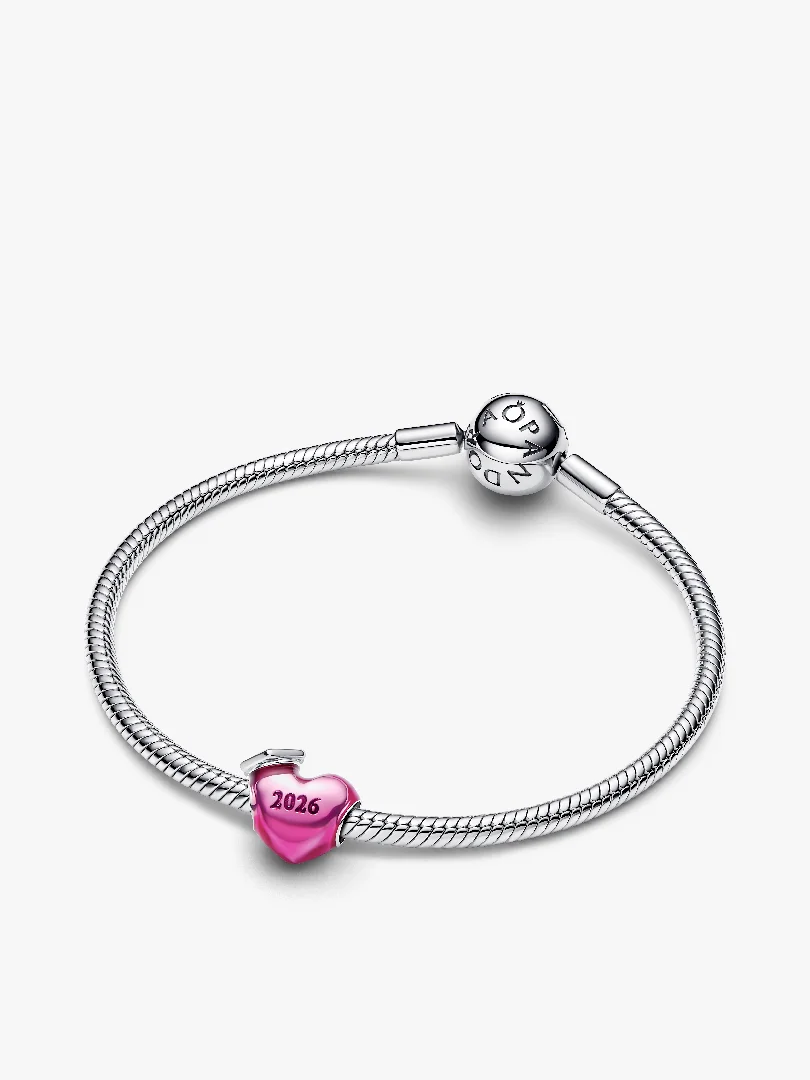 Graduation 2026 Pink Heart Charm