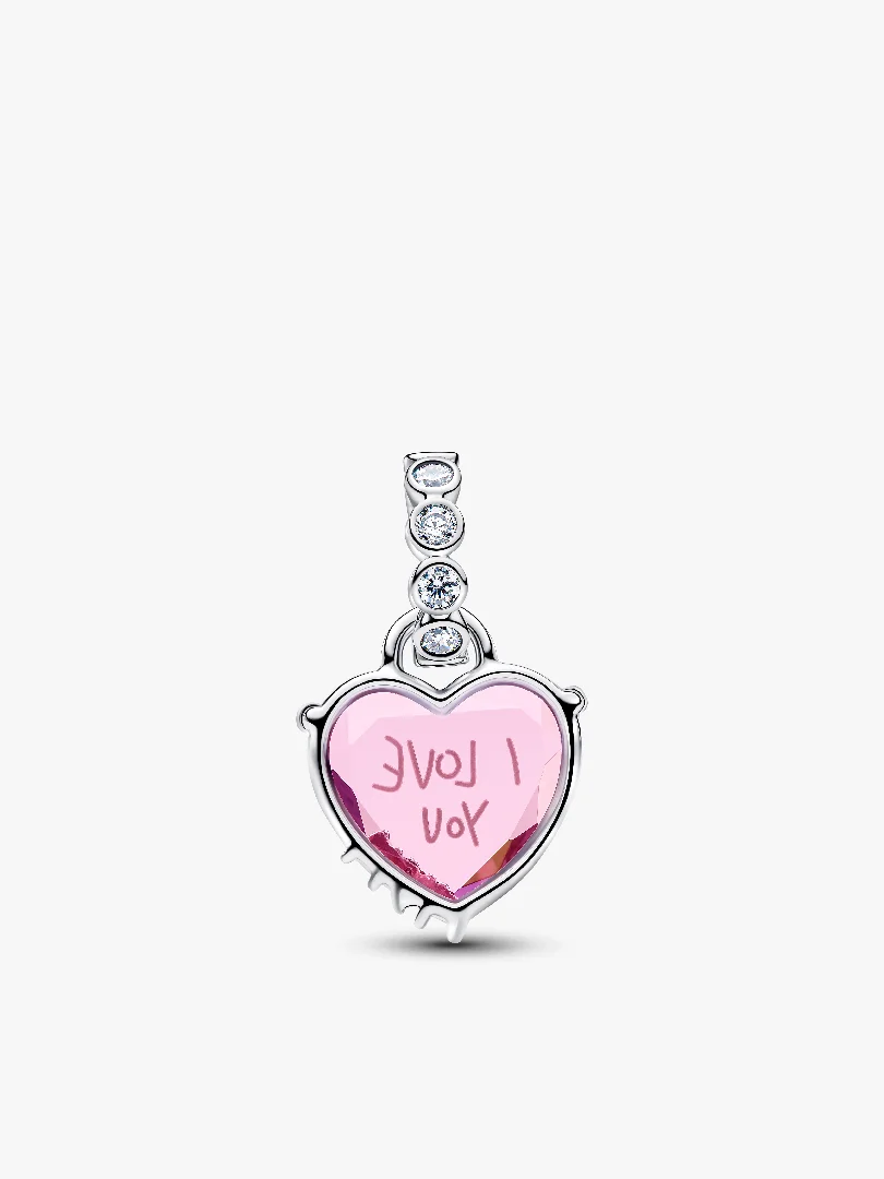 I Love You Mom Dangle Charm