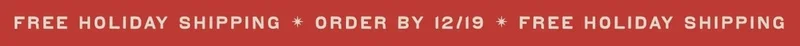 Free Holiday Shipping