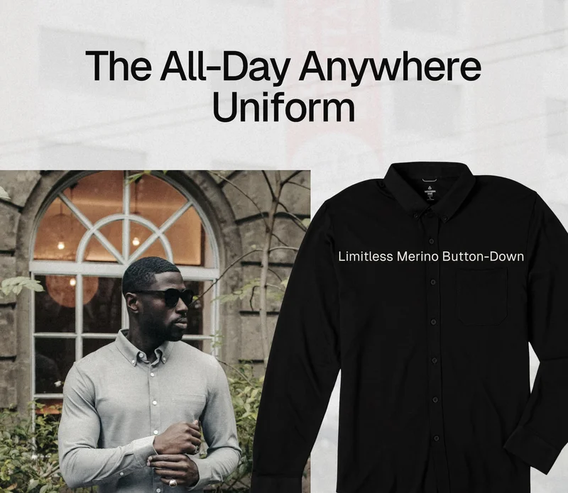 Limitless Merino Button-Down