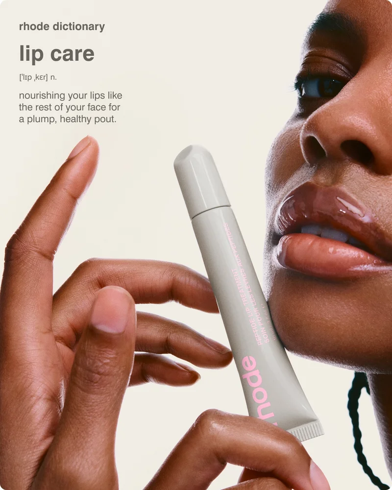 rhode dictionary lip care nourishing your lips like the rest of your face for a plump, healthy pout.