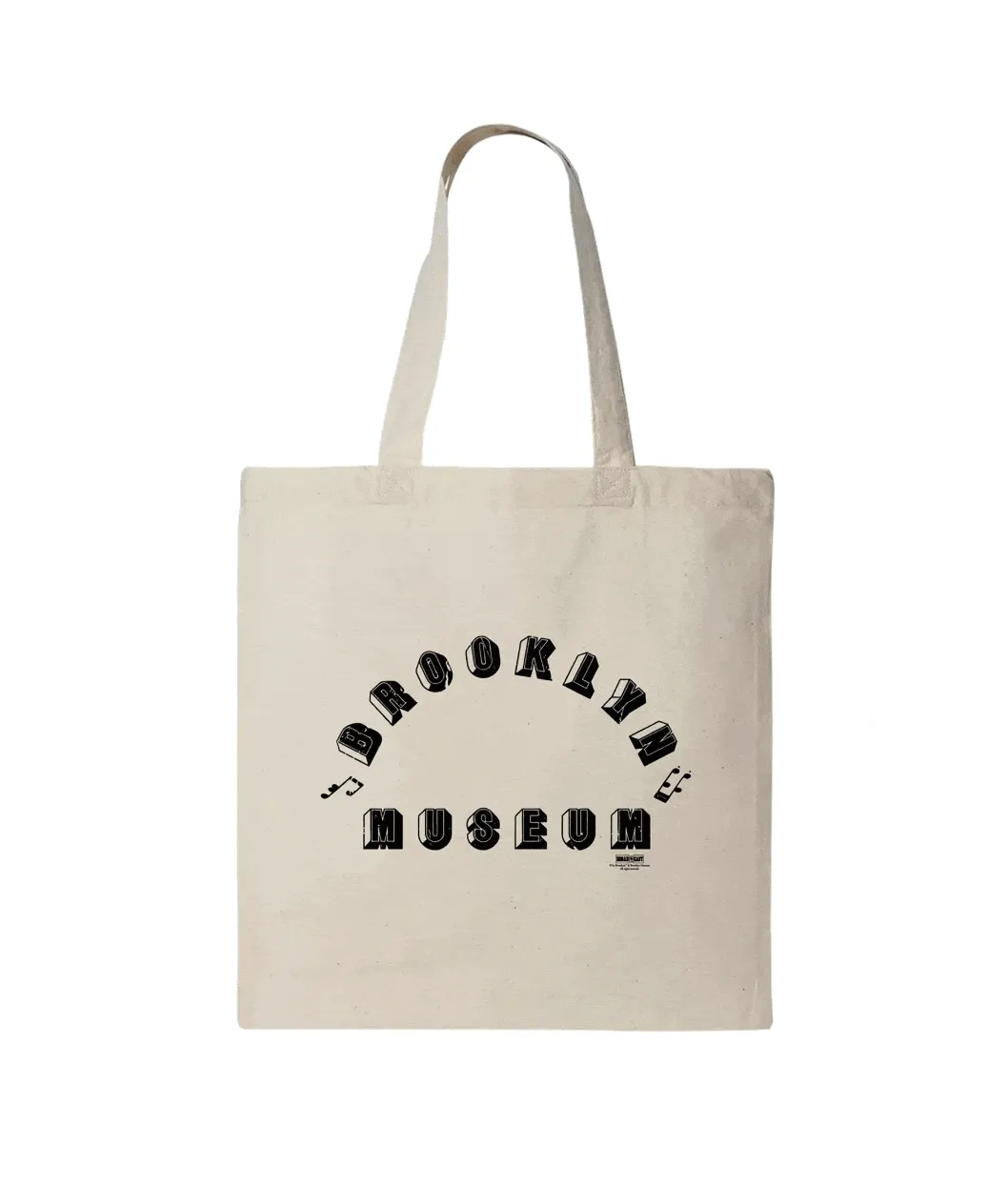 A GIF of a Broadcast x Brooklyn Museum tote bag