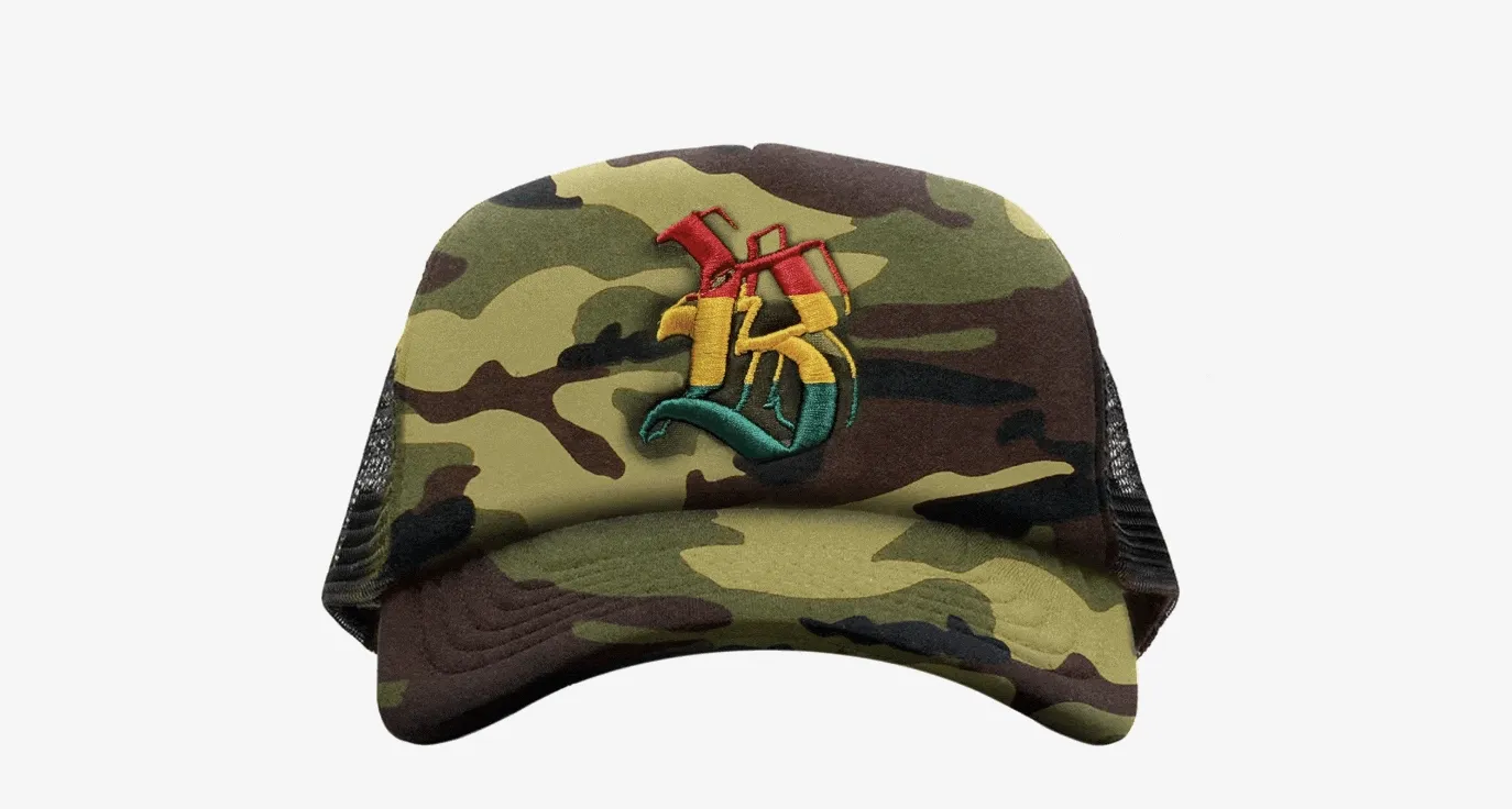A GIF of Broadcast x Brooklyn Museum hats
