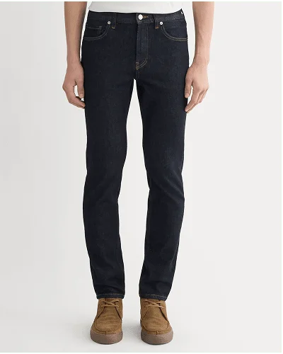 Image | The Slim 4-Way Stretch Organic Jean Uniform | Dark Indigo