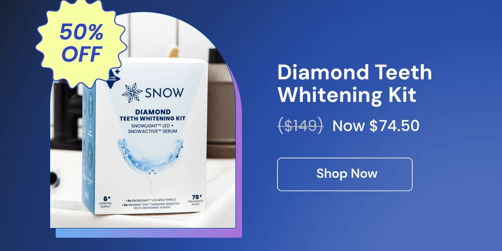 50% off: Diamond Teeth Whitening Kit [SHOP NOW]