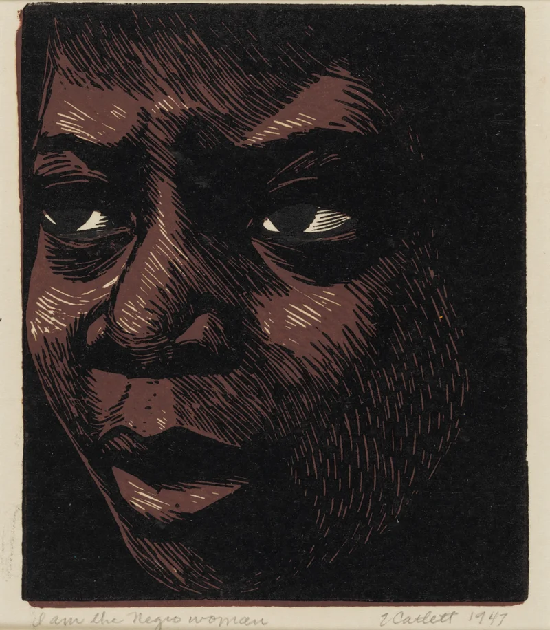 “I am the Black Woman” by Elizabeth Catlett