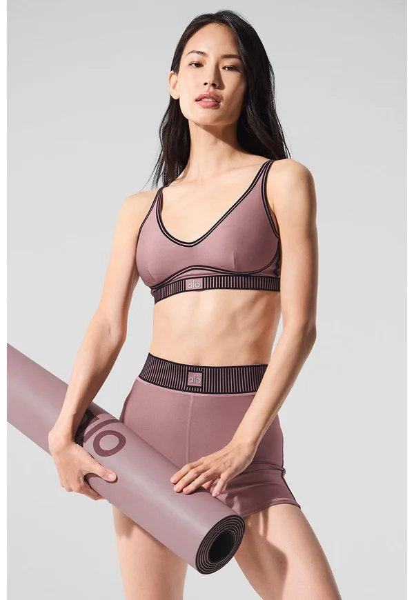 Airlift Line Up Bra - Smoky Quartz - Smoky Quartz / S