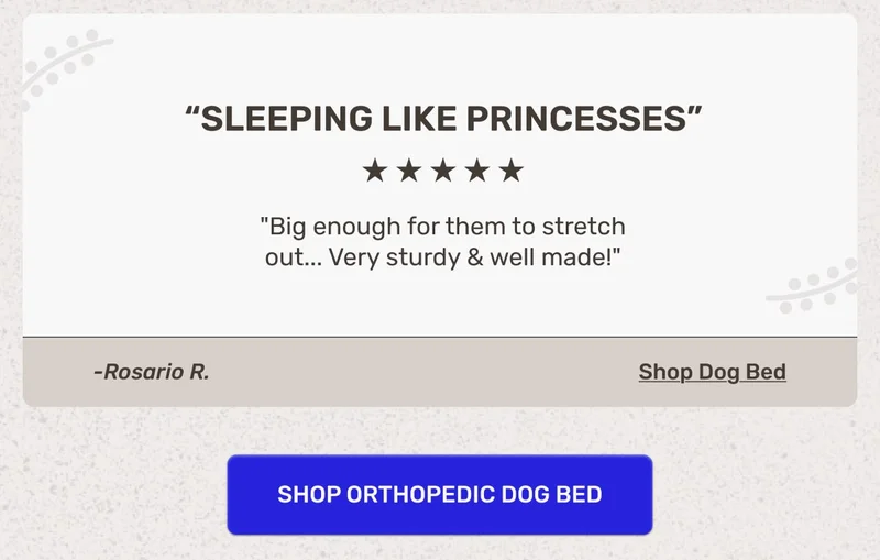 Sleeping like princesses - "Big enough for them to stretch out... Very sturdy & well made!" ~Rosario R.