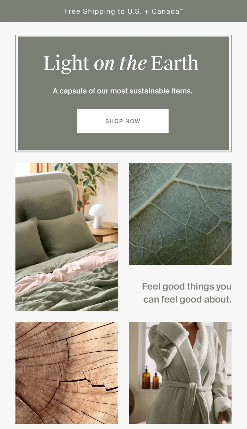 Our Most Sustainable Items | Shop Now