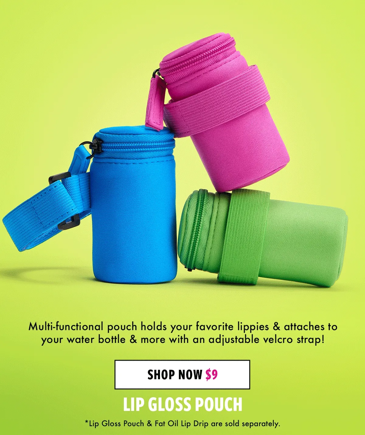 TAKE YOUR LIP BESTIES ON THE GO! NEW! LIP GLOSS POUCH