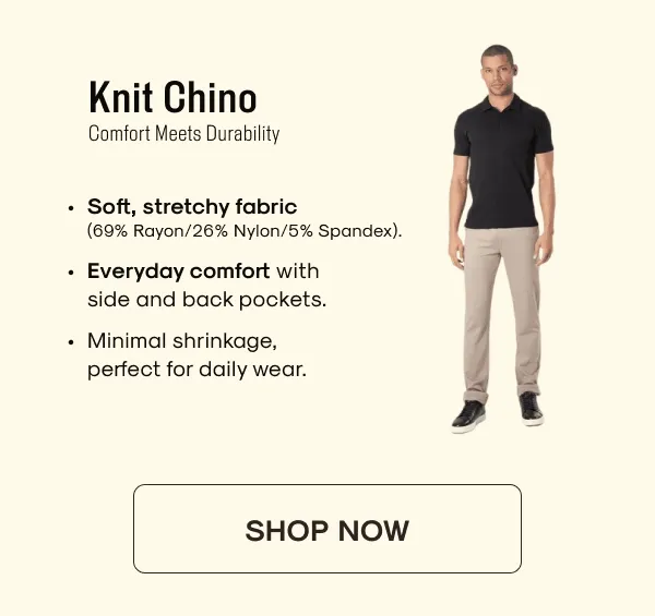 KNIT CHINO