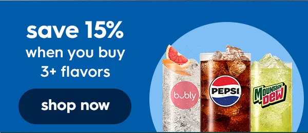 15% off 3+ flavors 15% off 3+ flavors