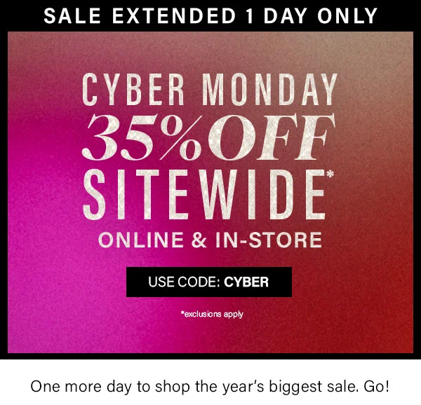 Last Chance 35% Off Sitewide