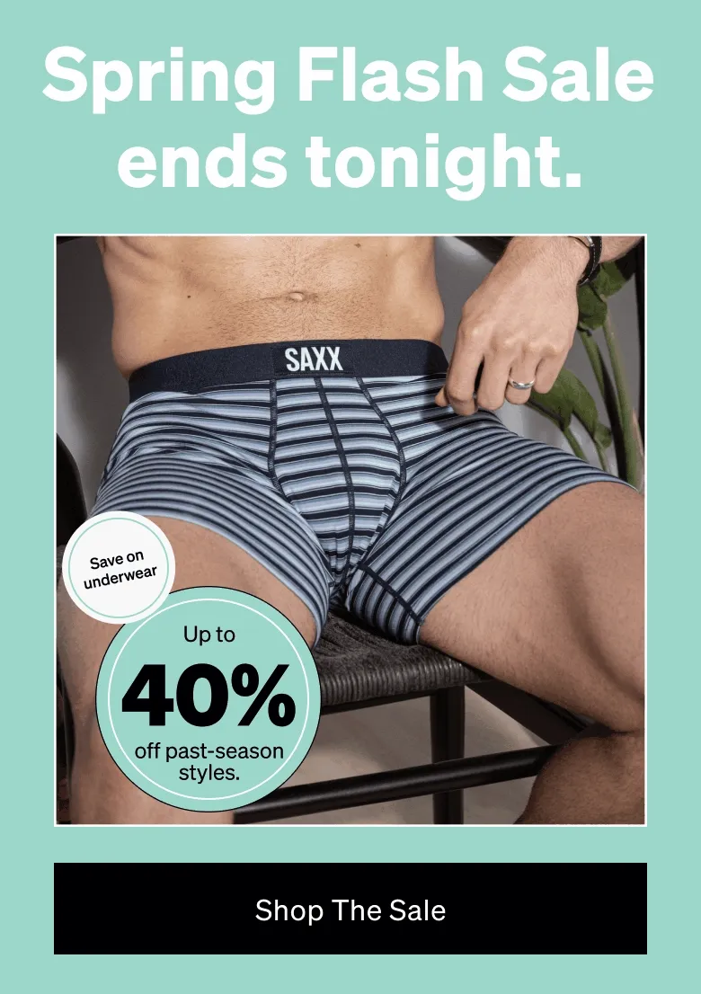 Spring Flash Sale ends tonight.